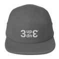 Load image into Gallery viewer, 3UP 3DOWN logo Five Panel Cap
