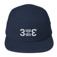 Load image into Gallery viewer, 3UP 3DOWN logo Five Panel Cap