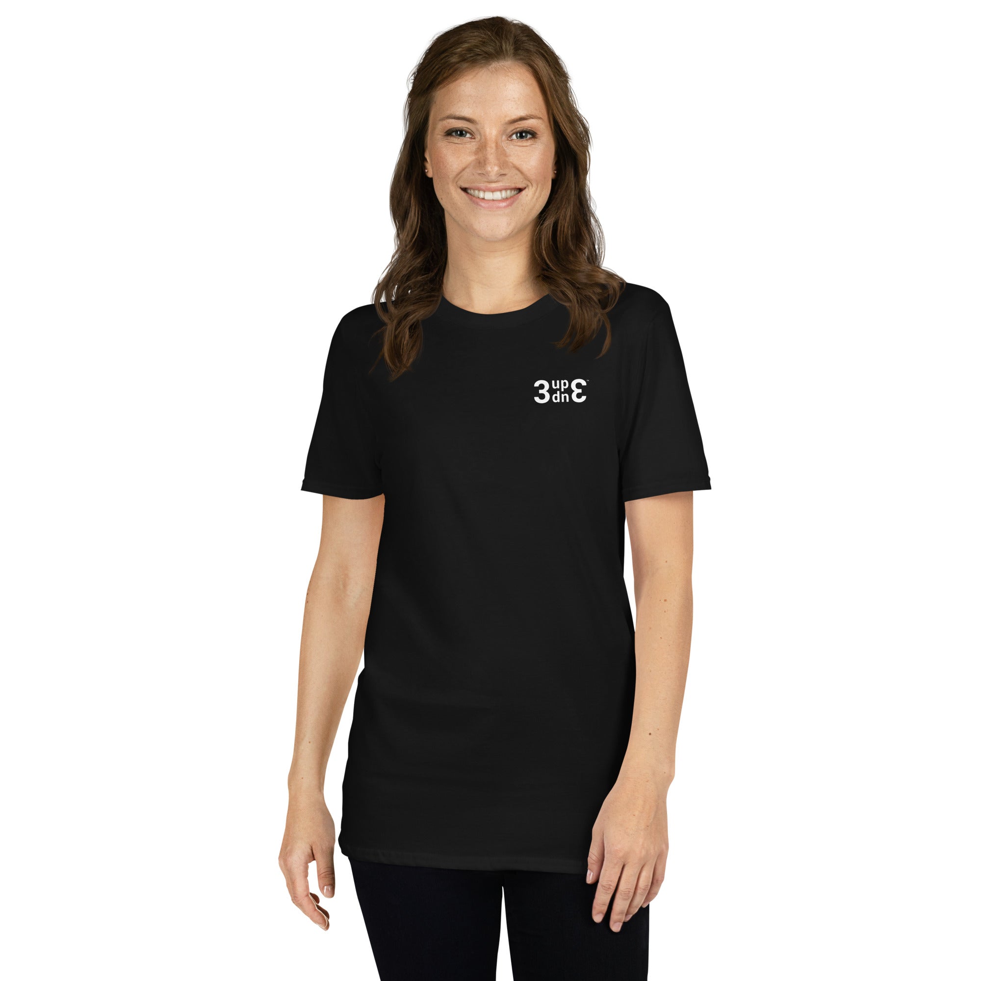 3UP 3DOWN logo Unisex T-Shirt