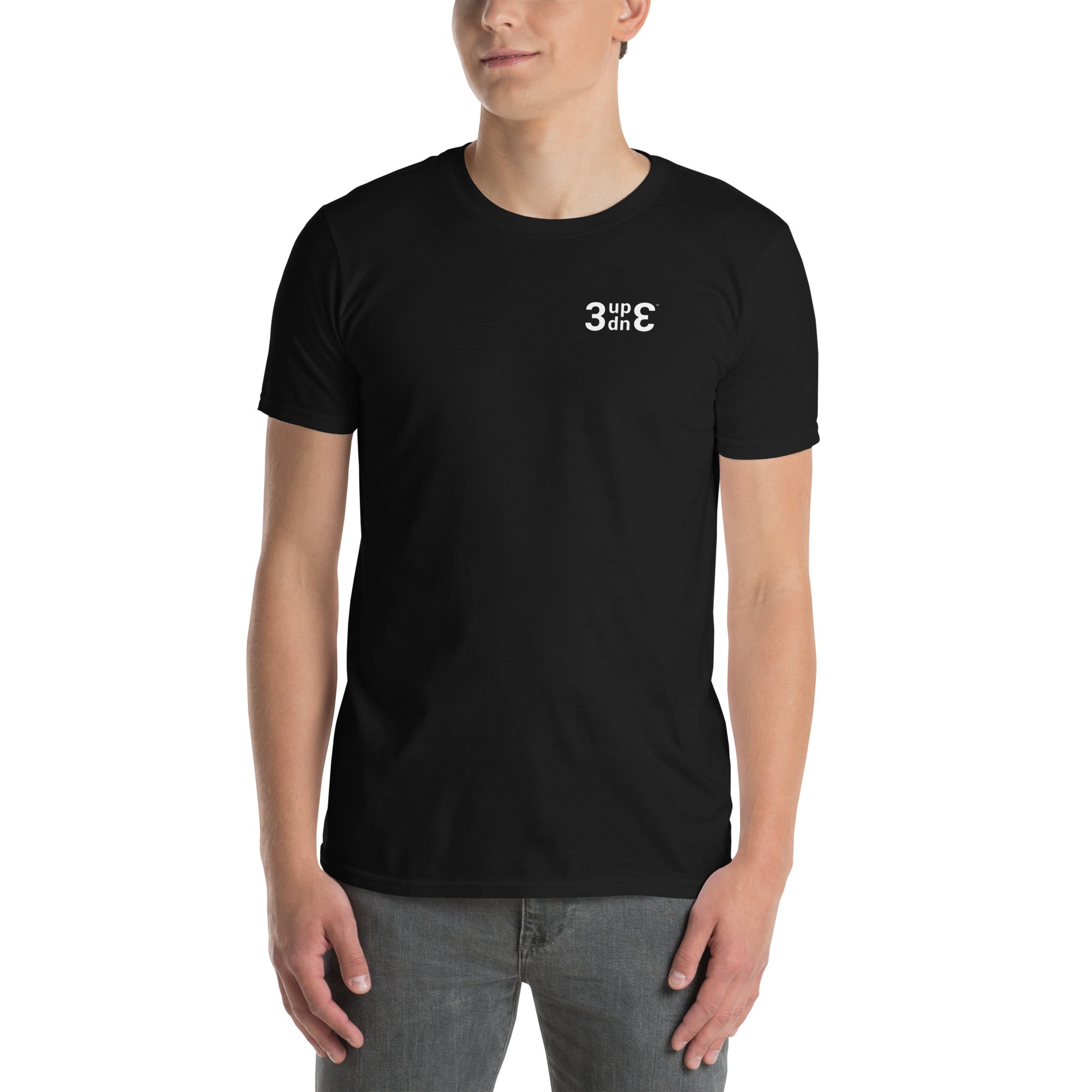 3UP 3DOWN logo Unisex T-Shirt
