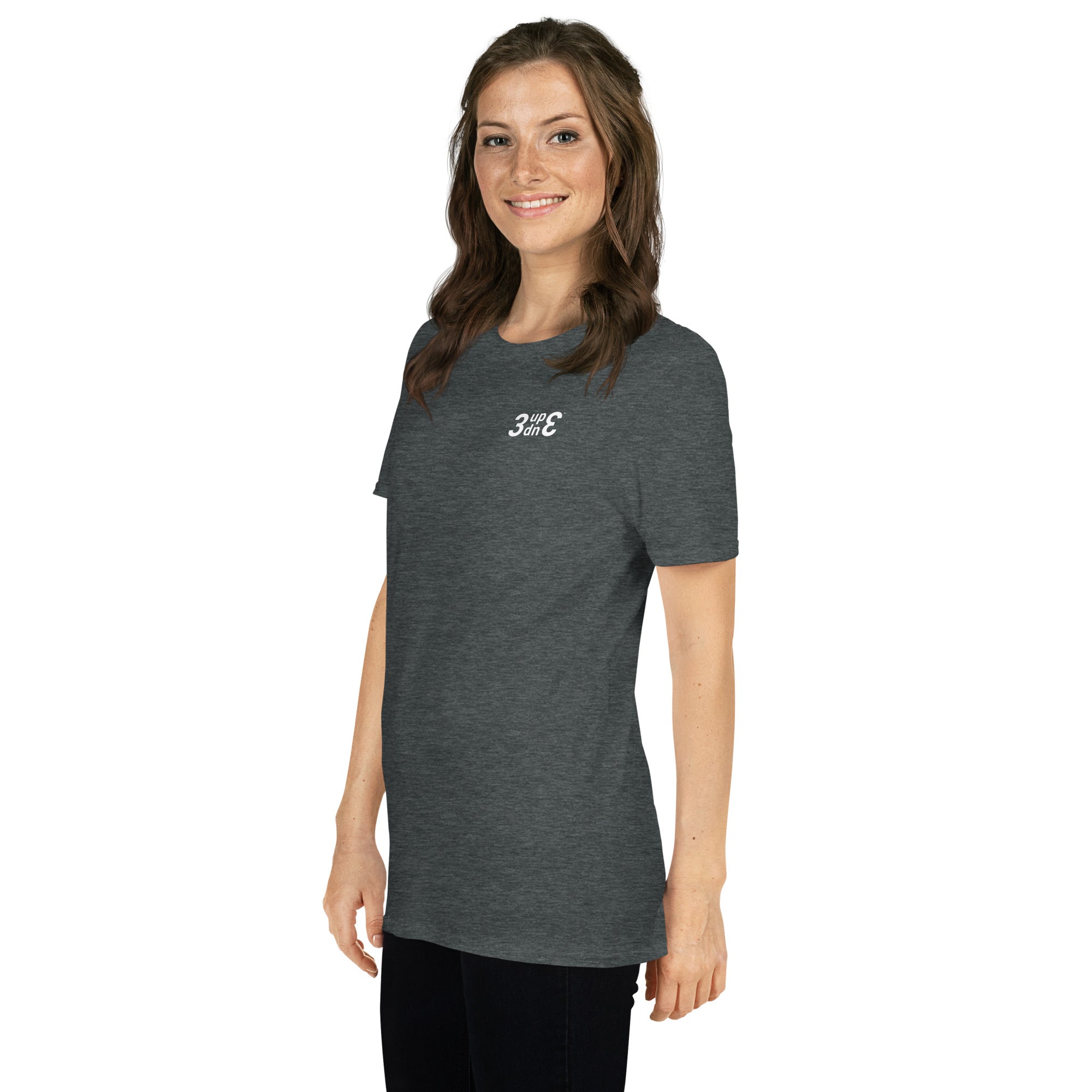 3UP 3DOWN logo Unisex T-Shirt