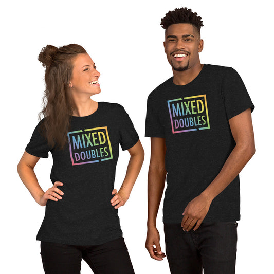 MIXED DOUBLES Short-Sleeve Unisex T-Shirt