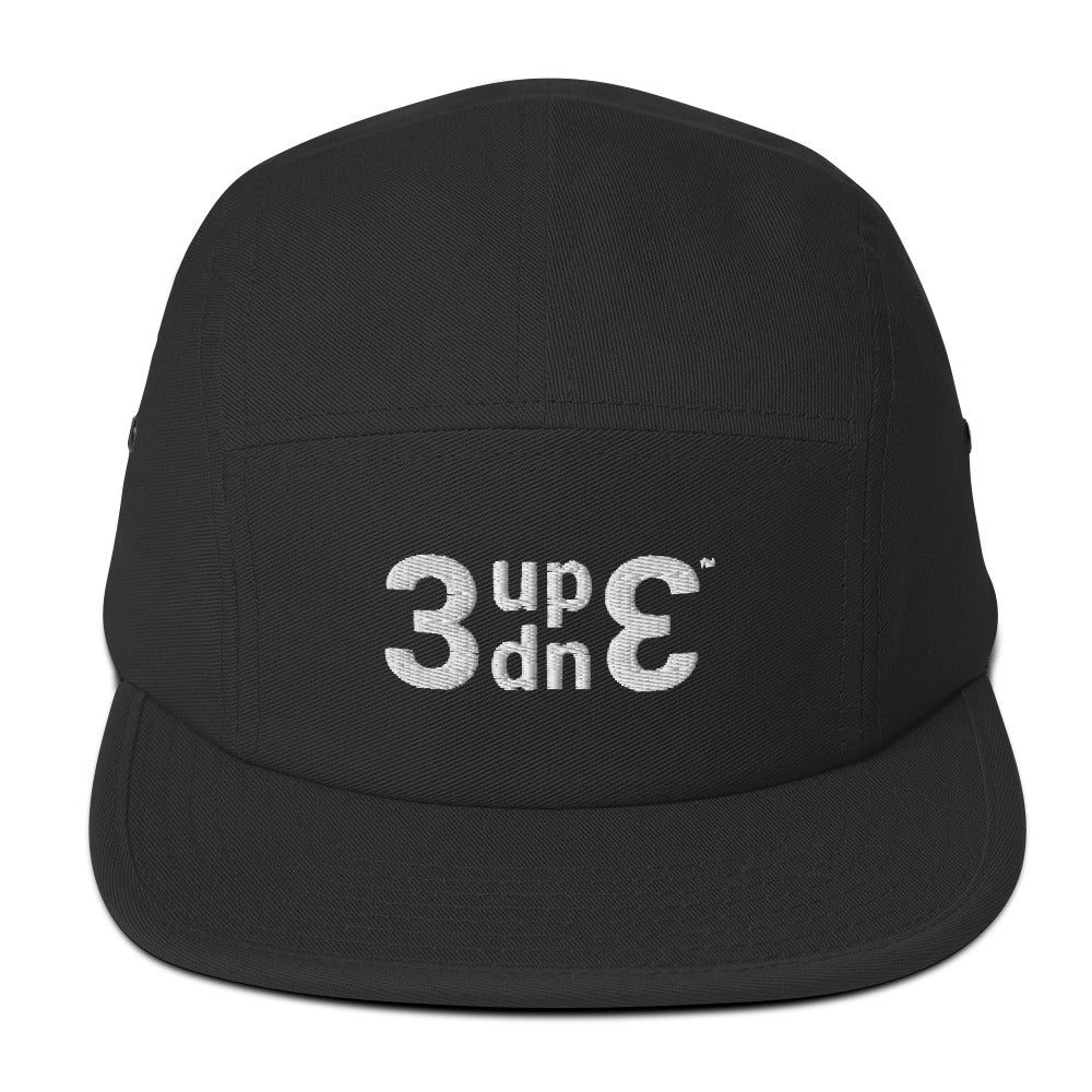 3UP Gorra de cinco paneles con logo 3DOWN