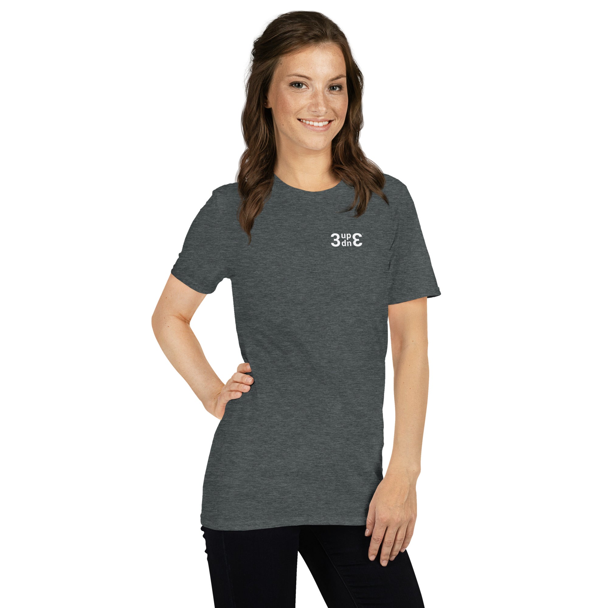 3UP 3DOWN logo Unisex T-Shirt
