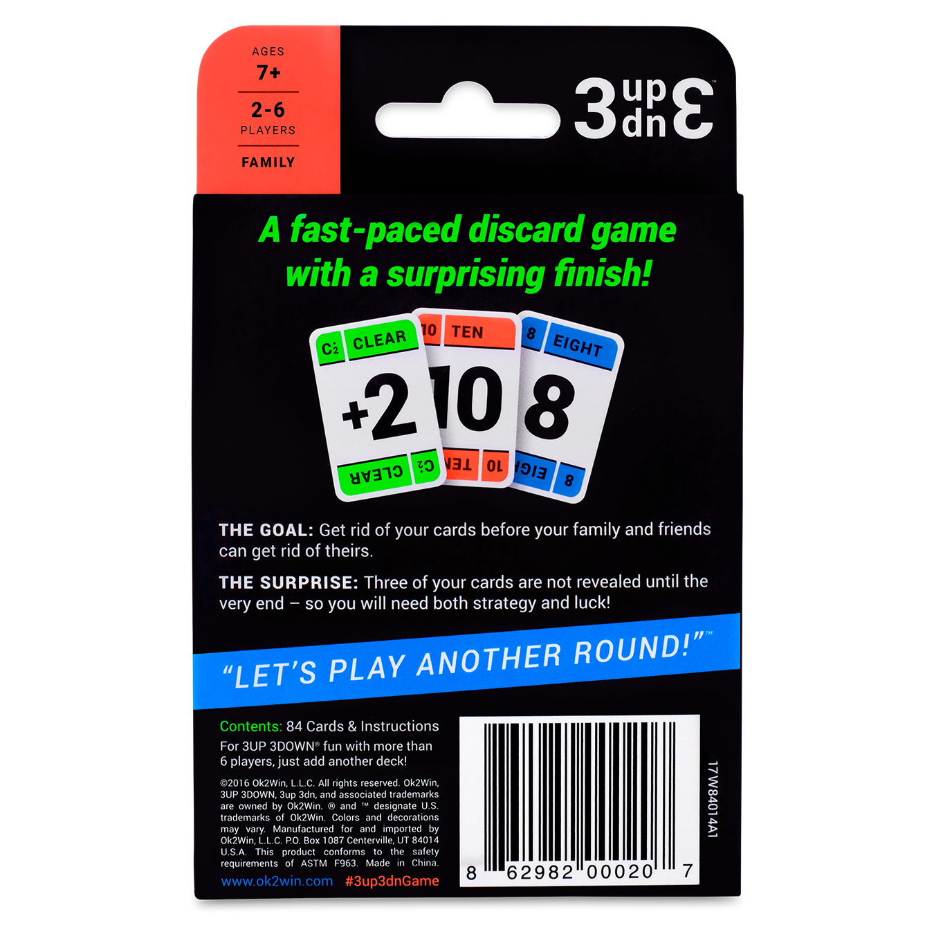 Jogo de cartas 3UP 3DOWN® 