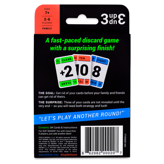 3UP 3DOWN® Card Game